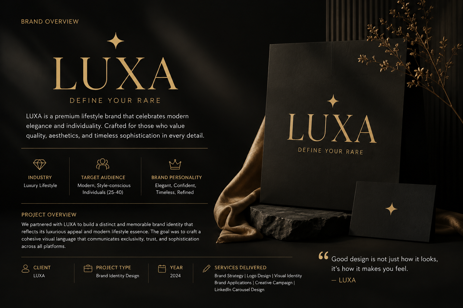 LUXA Luxury Brand Identity Design System